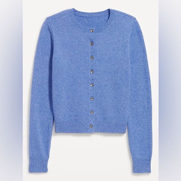 (2) Old Navy women’s SoSoft Cardigans, yellow and blue, size small tall, NWT - Picture 3 of 8